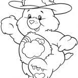 Vector illustration zen tangle bear with flowers. Wish Bear At Birthday Party In Care Bear Coloring Page Coloring Sun