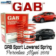The new 2018 perodua myvi has been launched, priced between rm44k to rm55k. Gab Sport Spring For Perodua Myvi 2018 Shopee Malaysia
