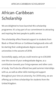 Any course or field for degree or diploma. Capital Moments On Twitter The Bank Of England African African Caribbean Scholarship Programme 2018 2021 Please Share This With Any Students You Know Who May Be Interested In This Opportunity The Application Deadline