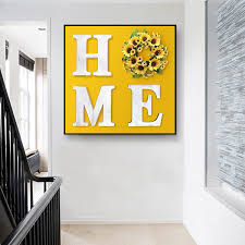 Not available for pickup and same day delivery. Buy Wall Hanging 12 Wood Home Letters Decorative Large Wooden Home Sign With Artificial Sunflower Wreath For O Rustic Wall Decor Art Farmhouse Wall Decoration For House Living Room Kitchen Entryway Online