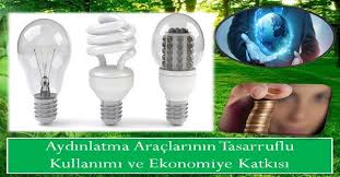 Peki aydınlatma araçlarının tasarruflu kullanılmasının önemi nedir ? Aydinlatma Araclarinin Tasarruflu Kullanimi
