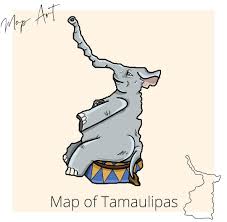 ️ Ver figuras, animales, personas y objetos en la forma de los países  o estados es algo que identificamos desde pequeños... Aquí algunos dibujos  estilizados usando los límites de los estados de