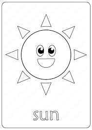Free printable coloring page about the sun the star at the center of the solar system. Printable Sun Coloring Page Book Pdf