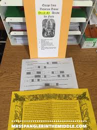 This puzzle is a classic, anyone can figure it out. A Christmas Carol Escape Mrs Spangler In The Middle