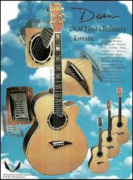 Pin By Hippieworld Guitar Ads Ebay On Dean Guitars Advertisement Ad Prints In 2021 Fender American Derek Trucks Dean Guitars