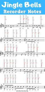 Is there a right way which finger to use when reading sheet music? Jingle Bells On Recorder Learn It