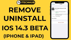 How To Remove Ios 14 3 Beta Uninstall Delete Ios 14 3 Beta Profile Youtube