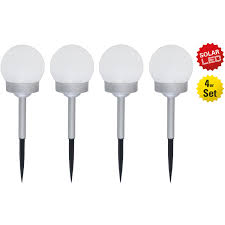Nave Led Aussenleuchte Kugeln Mit Erdspiess 4er Set 8 Stunden Kaufen Bei Obi