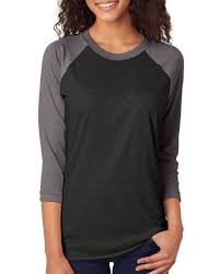 Next Level 6051 Unisex Triblend 3 4 Sleeve Raglan Tee