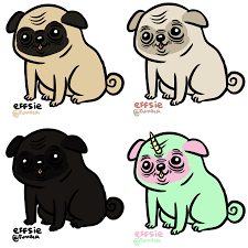 pugs by kreedkafer on deviantart pug cartoon pugs pug art