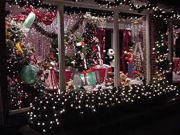 Lights On Flowers Front Of Shop Christmas Window Display Valentines Window Display Window Decor