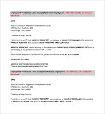 insert applicant name has applied for employment with insert company name. Free 17 Employment Verification Letter Templates In Pdf Ms Word