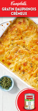 Gratin Dauphinois Cremeux Cuisinez Avec Campbells Recette Recettes De Cuisine Recette Pomme De Terre Recette Gratin Dauphinois