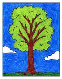 How to draw a banana tree pencil drawing easy way step by step. How To Draw A Tree Art Projects For Kids