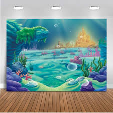 Mehofoto Fototapete Unter Dem Meer Kleine Meerjungfrau Diese Detaillierte Fototapete Bietet Brilliante Qualit Kinder Zimmer Kinderzimmer Wandgestaltung Tapete