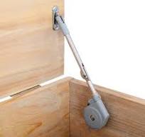 Lid Stay 105 Degree Open with Soft Close, Lid Support for Toy Box and  Upward Top-Opening Flap Doors, Easy to Install (Pack of 1)