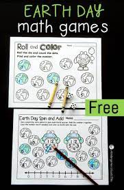 Printable Earth Day Math Games Earth Day Worksheets Earth Day Kindergarten Activities Kindergarten Math Games