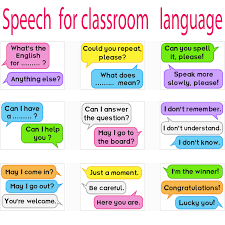 Us 6 79 15 Off Speech For Classroom Language Skills English Sentences Training Posters A4 Educational Toys For Children Kids Gifts On Aliexpress