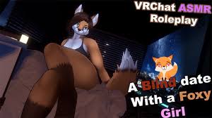 [VRC ASMR ERP] Blind date with a foxy girl [ LEWD, Furry RP, POV, Ear  Licks, Moans ]