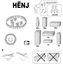 Ikea Stonehenge Infographic By Justin Pollard Ikea Instructions Stonehenge Ikea
