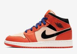 Black And Orange Air Jordan 1 Mid Jordan 1 Mid Girls Orange Bq6931 800 Release Date Sneakernews Com Air Jordans Air Jordans Retro Nike Air Jordan Retro