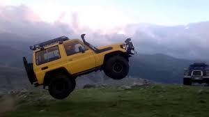 The vdj79 is an evolution of the 70 series land cruiser that was first introduced in late based on the fj40, the fj45 is a pickup version of the same model and was only. Toyota Land Cruiser Fj70 Take Off Fly Youtube