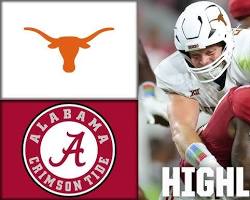 Image of Texas Longhorns vs Alabama Crimson Tide
