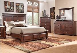 Clairfield King Tobacco 7pc Panel Bedroom King Size Bedroom Furniture Sets King Bedroom Sets Bedroom Sets Queen