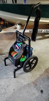 Disc golf cart
