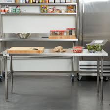 Popular ss work tables products. Regency 30 X 72 16 Gauge 304 Stainless Steel Commercial Open Base Work Table In 2021 Kitchen Work Tables Commercial Kitchen Design Stainless Steel Kitchen Table