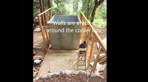 Submerge your plastic hoses in the ice water, plug in your pump, and your homemade a/c should be ready to go. Building A Super Insulated Off Grid Walk In Freezer Youtube