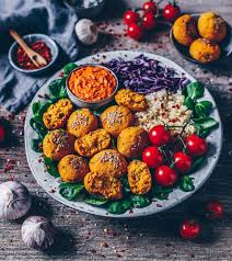 These Yummy Sweet Potato Falafel Are Vegan Gluten Free Healthy Nutrient Rich And Easy To Make Perfect Yummy Sweet Potatoes Vegan Sweet Potato Vegan Snacks