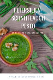Petersilien Schnittlauch Pesto Rezept Rezepte Petersilien Rezepte Pesto Rezept