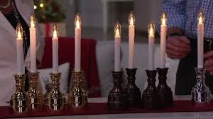 Bethlehem Lights Set Of 4 Warm Welcome Battery Op Window Candles On Qvc Youtube
