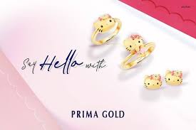 Devour compliments all night long with the glamorous sparkle of the hello kitty gold plated earrings. Hello Kitty X Prima Gold Prima Gold 24k Gold Jewelry Facebook