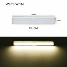 Wireless 10 Led Usb Rechargeable Motion Sensor Light Cool Or Warm White In 2020 Motion Sensor Lights Led Closet Light Light Sensor