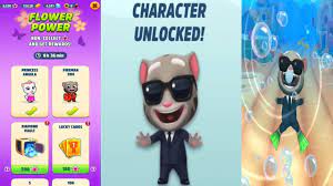 The screen lock with popular children's books. Talking Tom Gold Run Unlocking Agent Tom In Lucky Cards And Run With Agent Tom Youtube
