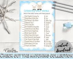 Suhana is the daughter of shah rukh khan means 'charming', and aryan is the son of shah rukh khan and means' warrior' and 'honourable person'. Bow Tie Celebrity Baby Shower Game Blue For Boy Printable Bow Tie Celebrity Baby Name Game In Blue Instant Download Bt1 Paper Party Supplies Party Favors Games Kromasol Com