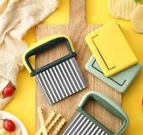 Fasiaou Wolf Tooth Potato Cutting Wave Knife - Perfect for ...