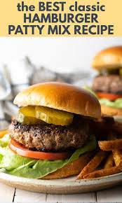 Best Hamburger Patty Recipe Thick Or Thin Made On The Grill Or Stovetop This Is The Best A Best Hamburger Patty Recipe Burger Recipes Beef Juicy Hamburgers