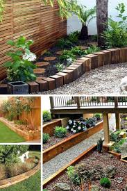 The garden is full of potted plants, and perfectly trimmed plants that are growing in the ground. 21 Brilliant Cheap Garden Edging Ideas With Pictures For 2021