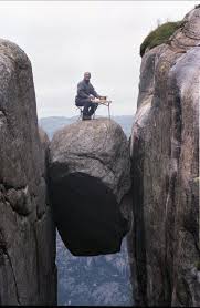 At the end of the fjord lies the tall kjerag mountain, another popular hiking destination with an iconic spherical rock that sits in a crevice along the trail. Dinner At The Kjerag Bolt Lysefjorden Forsand Rogaland Norway Norway Places To Travel Rogaland