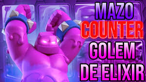 HUMILLANDO CON MI MAZO ANTI-GOLEM DE ELIXIR | MAZO COUNTER DE GOLEM DE  ELIXIR | CLASH ROYALE - YouTube