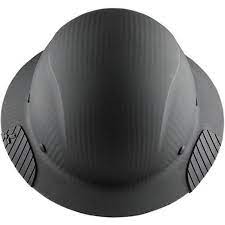 Lift Safety Carbon Fiber Black Full Brim Hard Hat With Racthet Suspension Hard Hats Carbon Fiber Hats