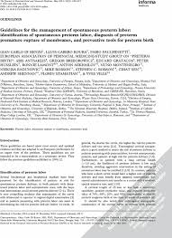 Image result for Preterm Labor Management