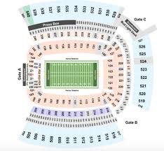 Heinz Field Seating Chart Section Row Seat Number Info