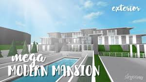 Bloxburg Mega Modern Mansion 100k Exterior Speedbuild Rustic Home Decor Ok here is propably my last post of my main house, bcs the rest of the house will be just bedrooms and hallways. bloxburg mega modern mansion 100k