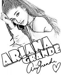 Ariana Grande Coloring Pages to Print - Free Printable Coloring Pages
