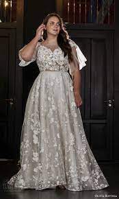 Olivia Bottega 2021 Plus Size Wedding Dresses Wedding Inspirasi In 2021 Plus Wedding Dresses Wedding Dresses Plus Size Figure Flattering Wedding Dress