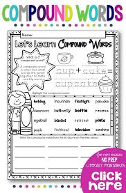 Compound Words Compound Words Kindergarten Lesson Plans Kindergarten Lessons